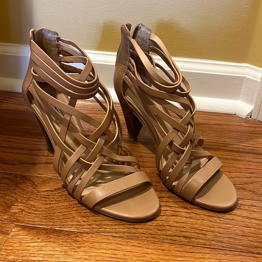 INC strappy heels